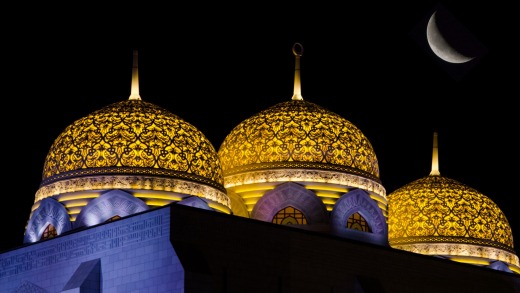 The Mohammed Al Ameen Grand Mosque in Muscat.