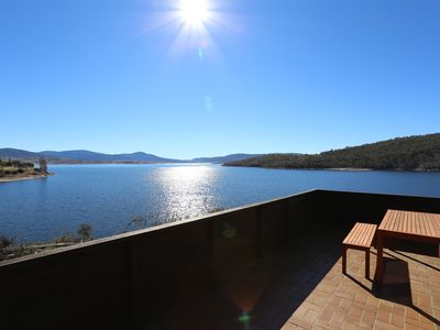 Lake view from balcony