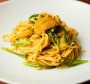 Presses the right buttons: Bacco's spaghetti alla chitarra with sea urchin and beach banana.