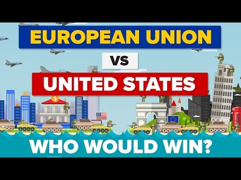 European Union vs The United States (EU vs USA) 2017 - Who Would Win - Army / Military Comparison