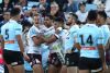 SYDNEY, AUSTRALIA - JUNE 25:  Matthew Wright and Dale Cherry-Evans of the Sea Eagles celebrates after Wright scored a ...