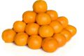 The most efficient way to stack spheres is similar to this pile of tangerines.