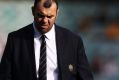 Tough times: Wallabies head coach Michael Cheika.