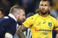 Disappointed: Quade Cooper after the Wallabies loss to Scotland.