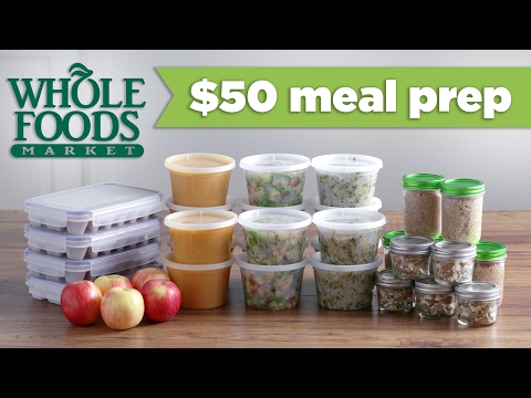 $50 Whole Foods Meal Prep Challenge! - Mind Over Munch