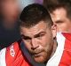 Star power: St George's NSW Origin representatives, including Josh Dugan (pictured), lifted the Dragons to overcome the ...