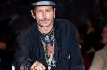 Johnny Depp at Glastonbury, where he made controversial remarks about Donald Trump.