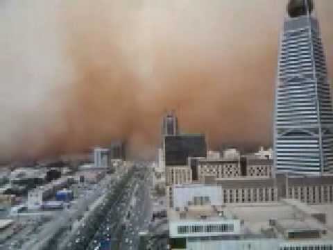 WORST SAND STORM IN SAUDI ARABIA