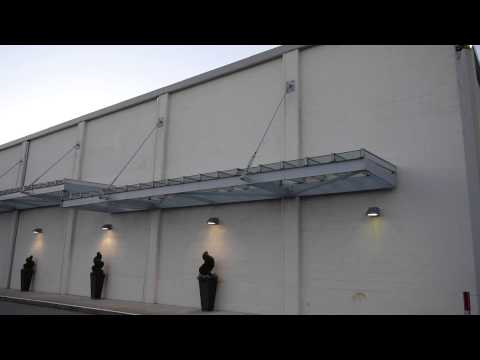 Major Glass Awning Installation