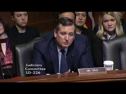 Sen. Cruz's Opening Statement at Judiciary Hearing on the First Amendment