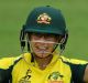 Australia batsman Nicole Bolton celebrates her century.