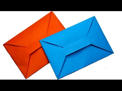 DIY - Easy origami envelope tutorial