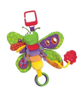 The chewable wonder toy that has everything, Lamaze's Freddie the Firefly even inlcudes a teether to munch on ($14.99)