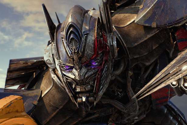 This image released by Paramount Pictures shows Optimus Prime in a scene from, "Transformers: The Last Knight." (Paramount Pictures/Bay Films via AP)