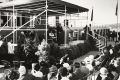 Sir Robert Menzies speaking at the laying of the National Library of Australia Foundation Stone in 1966.