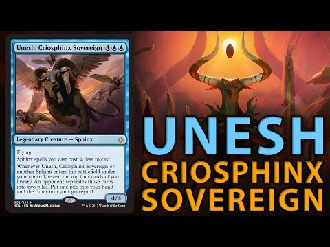 UNESH, CRIOSPHINX SOVEREIGN - Hour of Devastation Preview | The Command Zone #163 | Magic Podcast