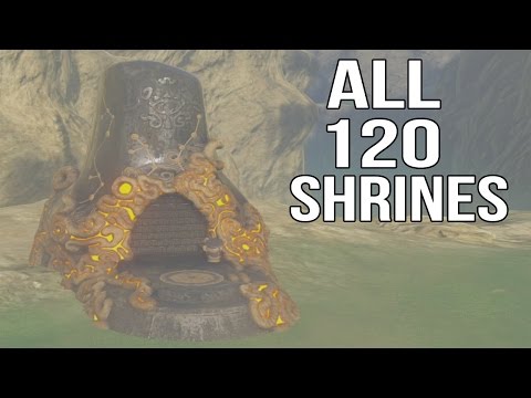 Zelda Breath of the Wild - All 120 Shrines