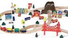 Jack 'N' Jill Wooden Train Set 95 piece $29.99