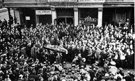 Joe Hill's funeral in Chicago (Source: NY Daily News)