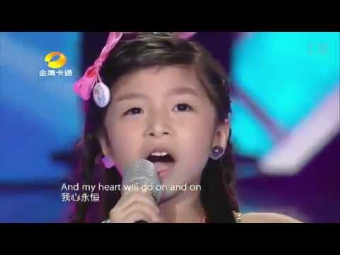 Titanic song by little asian girl