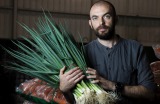 Federico Zanellato sources produce from boutique farmers at Flemington markets in Sydney.