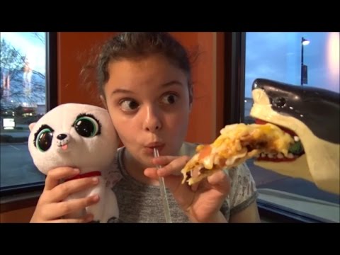 Pet Shark Eats Taco Bell and Chases Girls Victoria Annabelle Toy Freaks Family