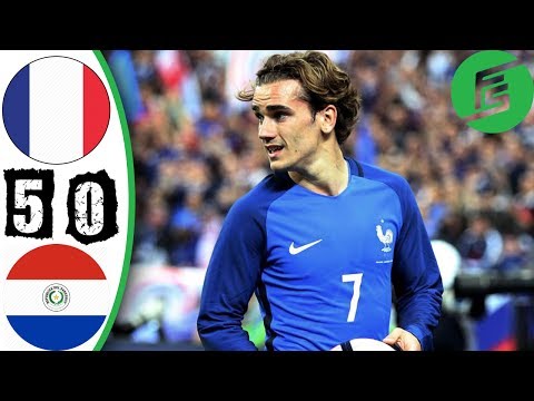 France vs Paraguay 5-0 - Highlights & Goals - 02 June 2017