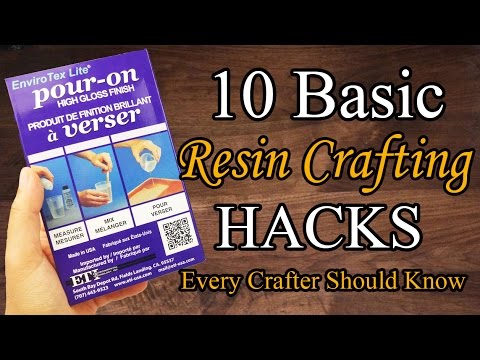 10 IMPORTANT RESIN CRAFTING HACKS - DIY HACKS for crafters. Tips on how to better use Resin