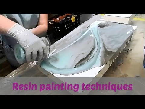 Resin Painting techniques