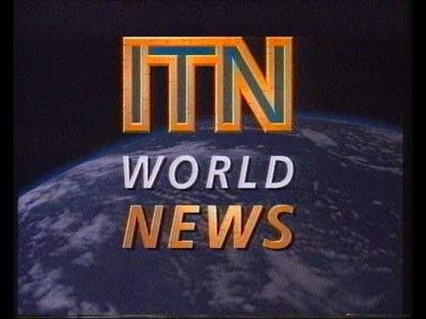 ITN News start - From a satellite feed recorded on November 29 1990