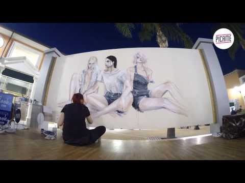 The Art of Denim Live Art La Reggia Designer Outlet 2013