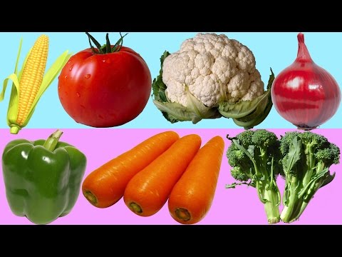 Vegetable Names for children Kids Toddlers Preschool | Fruit name learning for kids