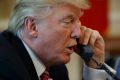 President Donald Trump talks with new Irish Prime Minister Leo Varadkar during a telephone call, Tuesday, June 27, 2017, ...