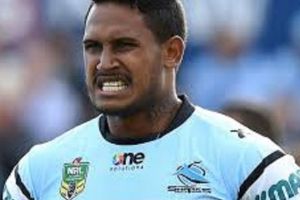 Former Cronulla Shark Ben Barba.