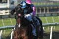 Jockey Kerrin McEvoy rides Tycoon Tara to win race 7, Sky Racing Tattersall's Tiara Group One during the Tattersal's ...