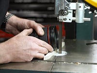 Video: Removing a stuck lens filter... with a band saw