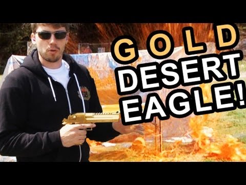 GOLD DESERT EAGLE 50 CAL