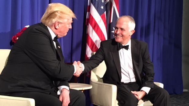 Donald Trump and Malcolm Turnbull.