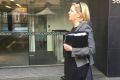 Lisa Scaffidi arrives at the State Administrative Tribunal in early June. 