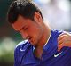 The day started well but finished poorly for a dejected Tomic