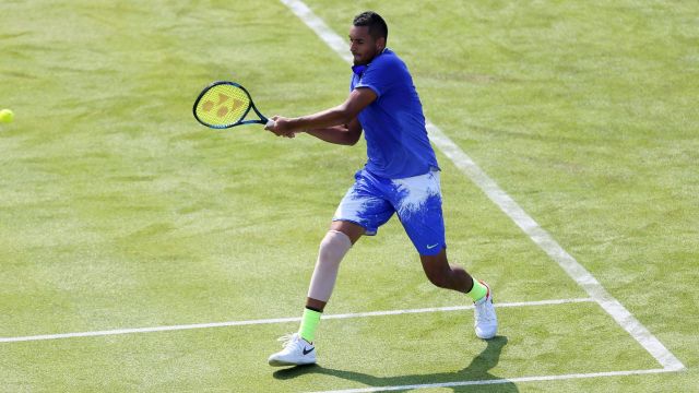 Nick Kyrgios is confident of a good result at the All-England Club