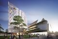 An artist's impression of new stadium and leagues club at Parramatta