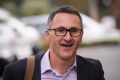 Greens leader Richard Di Natale arriving at the meeting to decide the fate of Senator Lee Rhiannon on Wednesday night.