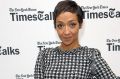 Frilled to bits ... Ruth Negga does perfect transeasonal gingham.