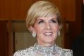 Minister for Foreign Affairs Julie Bishop and David Panton at the Midwinter Ball at Parliament House on Wednesday.