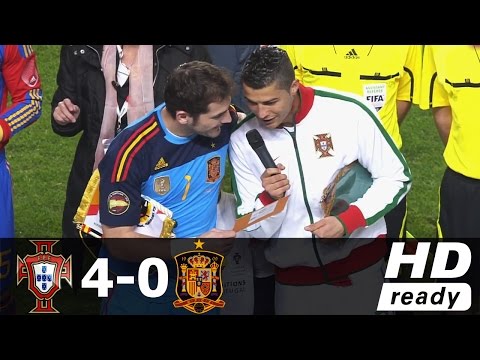 Portugal vs Spain 4-0 - All Goals & Extended Highlights - Friendly 17/11/2010 HD