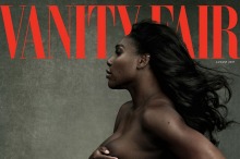 Serena Williams on the cover of August's Vanity Fair.