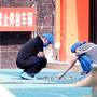 Investigators work at the scene of an explosion inside a kindergarten in Fengxian County in Jiangsu Province, China June 16, 2017. REUTERS/Aly Song TPX IMAGES OF THE DAY