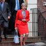 Prime Minister Theresa May leaves Conservative Party HQ in Westminster, London, as her future as Prime Minister and leader of the Conservatives was being openly questioned after her decision to hold a snap election disastrously backfired. Rick Findler/PA Wire