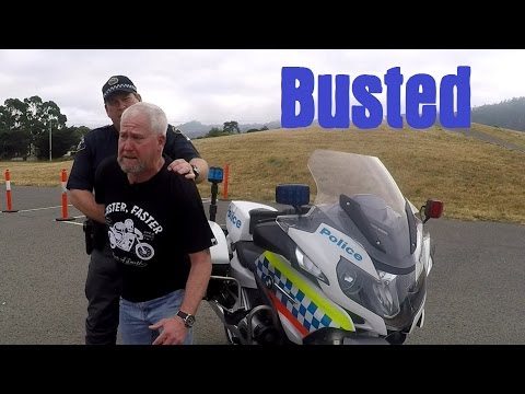 Don't try to run from a BMW R1200RT-P Police Motorcycle